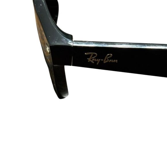 Ray-Ban Men's New Wayfarer Sunglasses Black Frame Polarized Lens - Picture 10 of 10